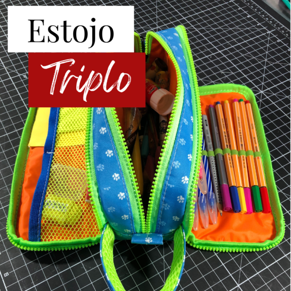 Curso - Estojo Triplo - R$15,00