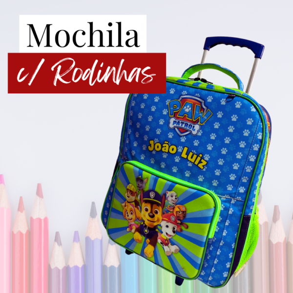 Curso - Mochila com Rodinhas - R$35,00