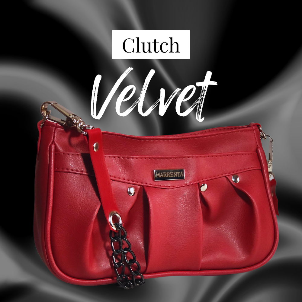 Curso - Clutch Velvet - R$45,00
