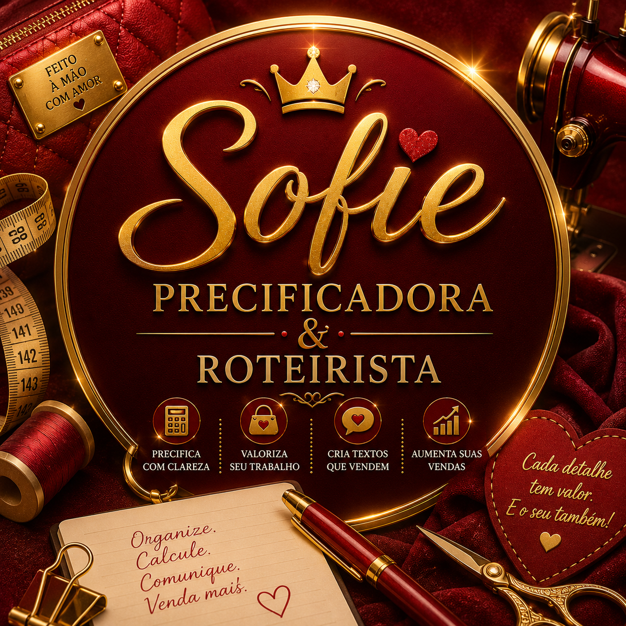 SOFIE: precificadora e criadora de conteúdo