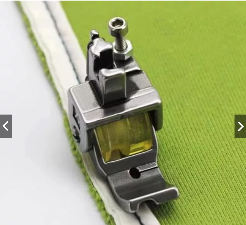 Calcador de Reta Para Vivo com Rolete Ótimo Para Pespontar ou Cadarços, Tecido Grosso