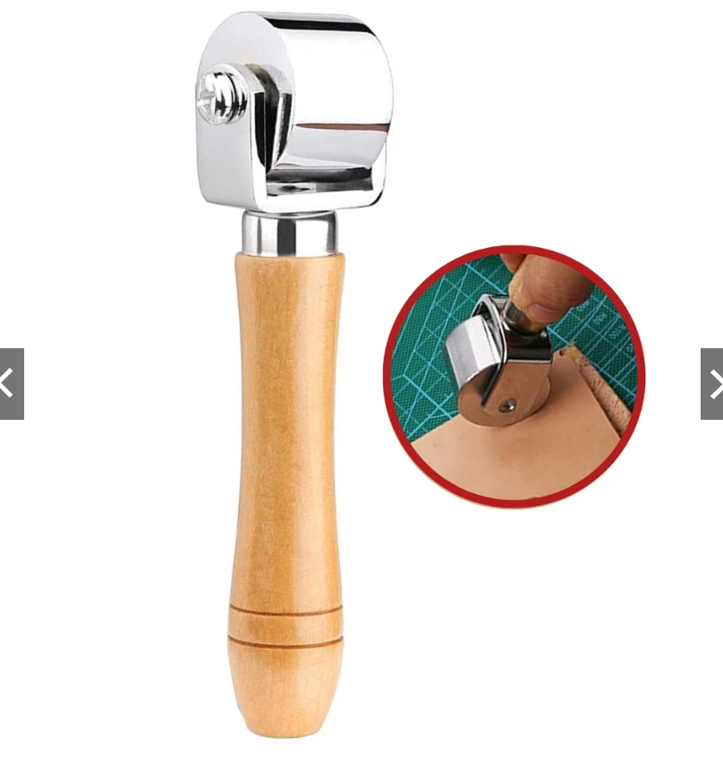 Rolo Cola Borda de Couro Compressor Metal Ferramenta 26mm