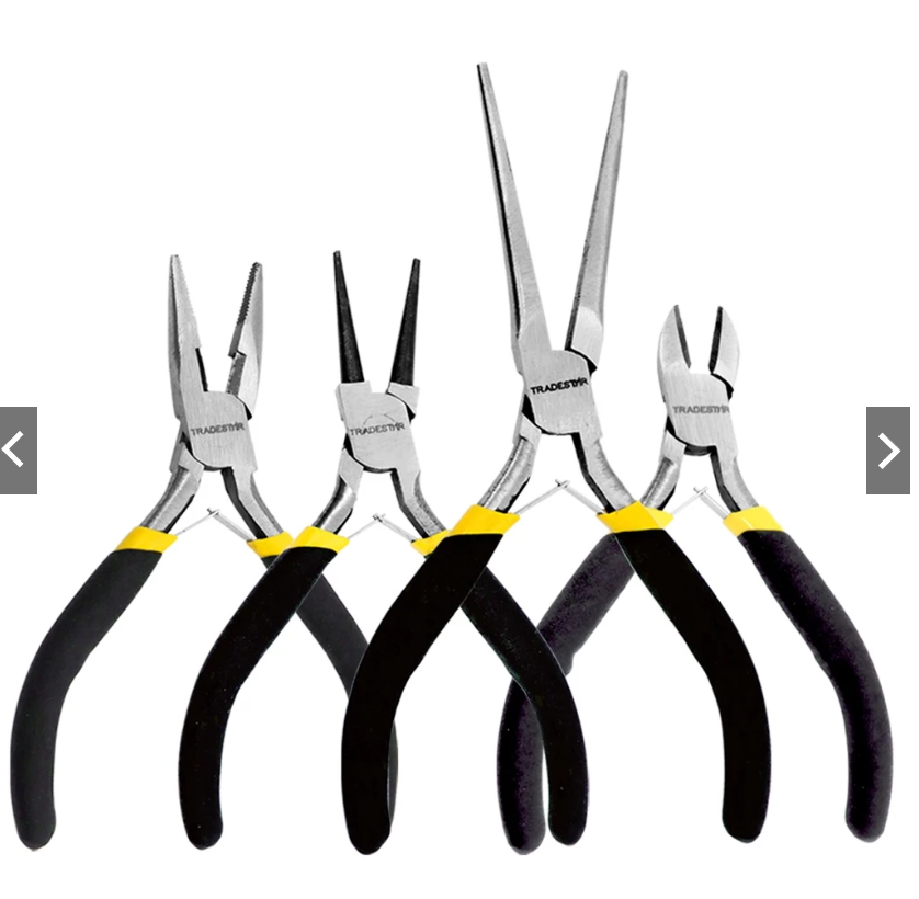 Jogo 4 Mini Alicates Eletrônica